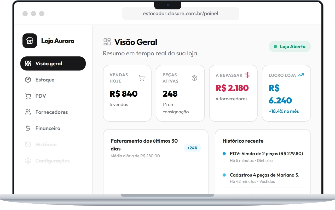 Prévia de Visão geral no computador